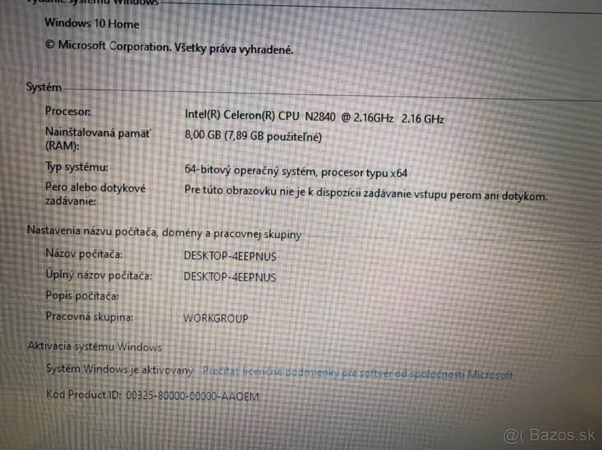 Notebook ASUS X553M / Intel Celeron / 8GB RAM / 120gb SSD - 4