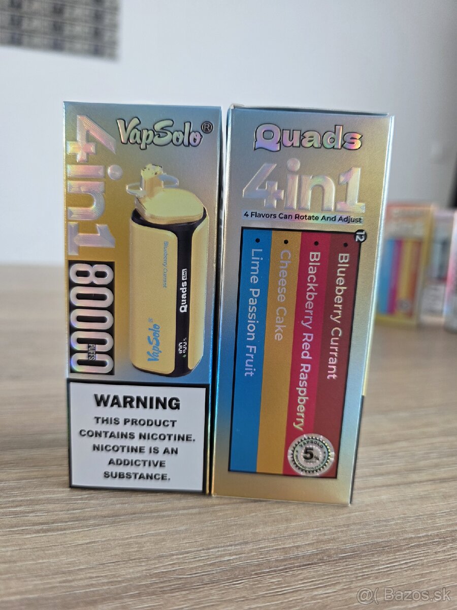 4v1, 80tis puffs - 4