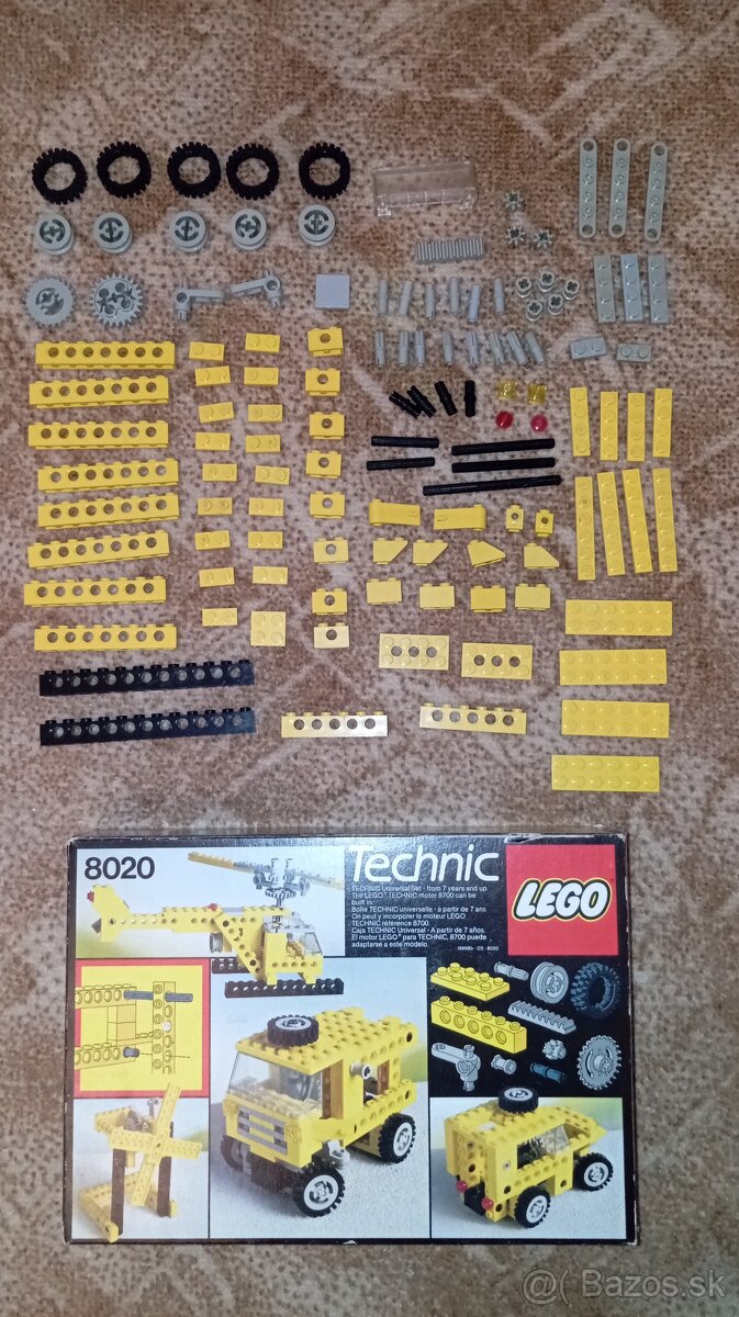 Zberateľské retro LEGO Technic 8020 – Universal Set (1984) - 4