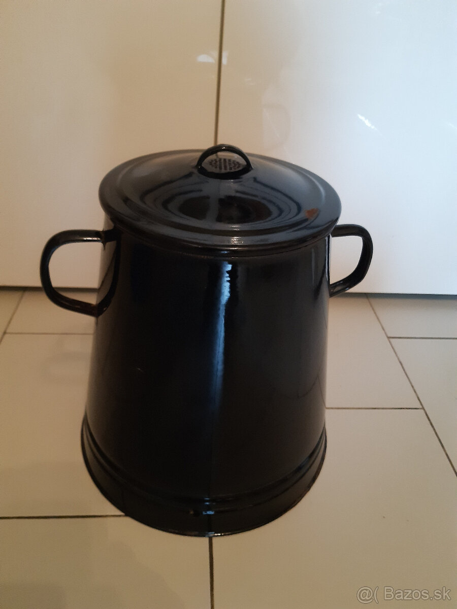 Retro smaltovaný riad - 4