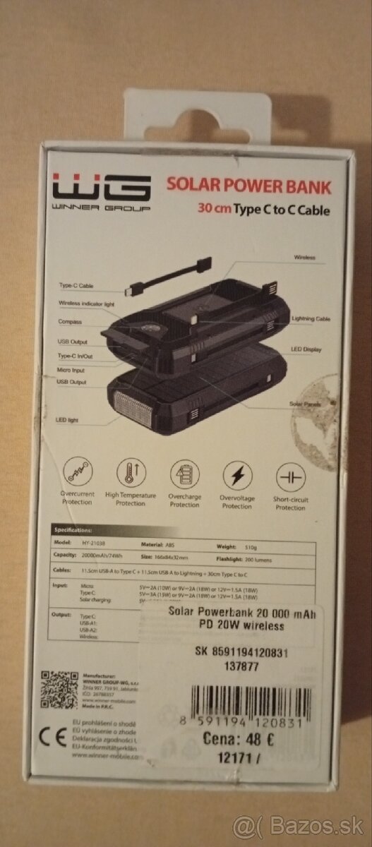 WG Solar Power banka - 4
