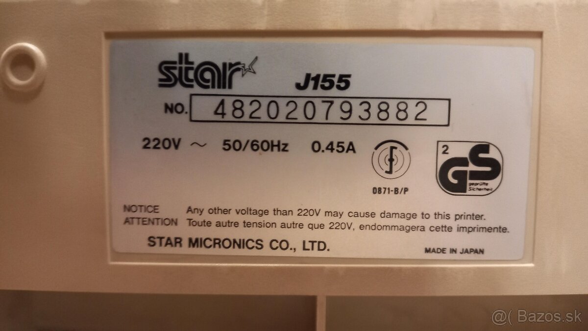 Predám ihličkovú tlačiareň STAR LC-15 - 4