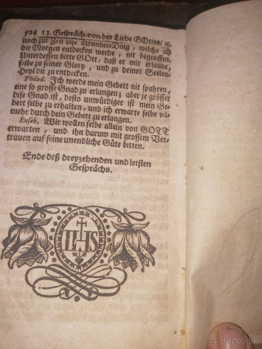 Stará vzácna kniha z roku 1738 - 4