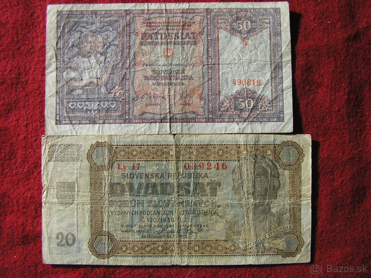 BANKOVKY SLOVENSKÝ ŠTÁT: 1939-1945 - 4