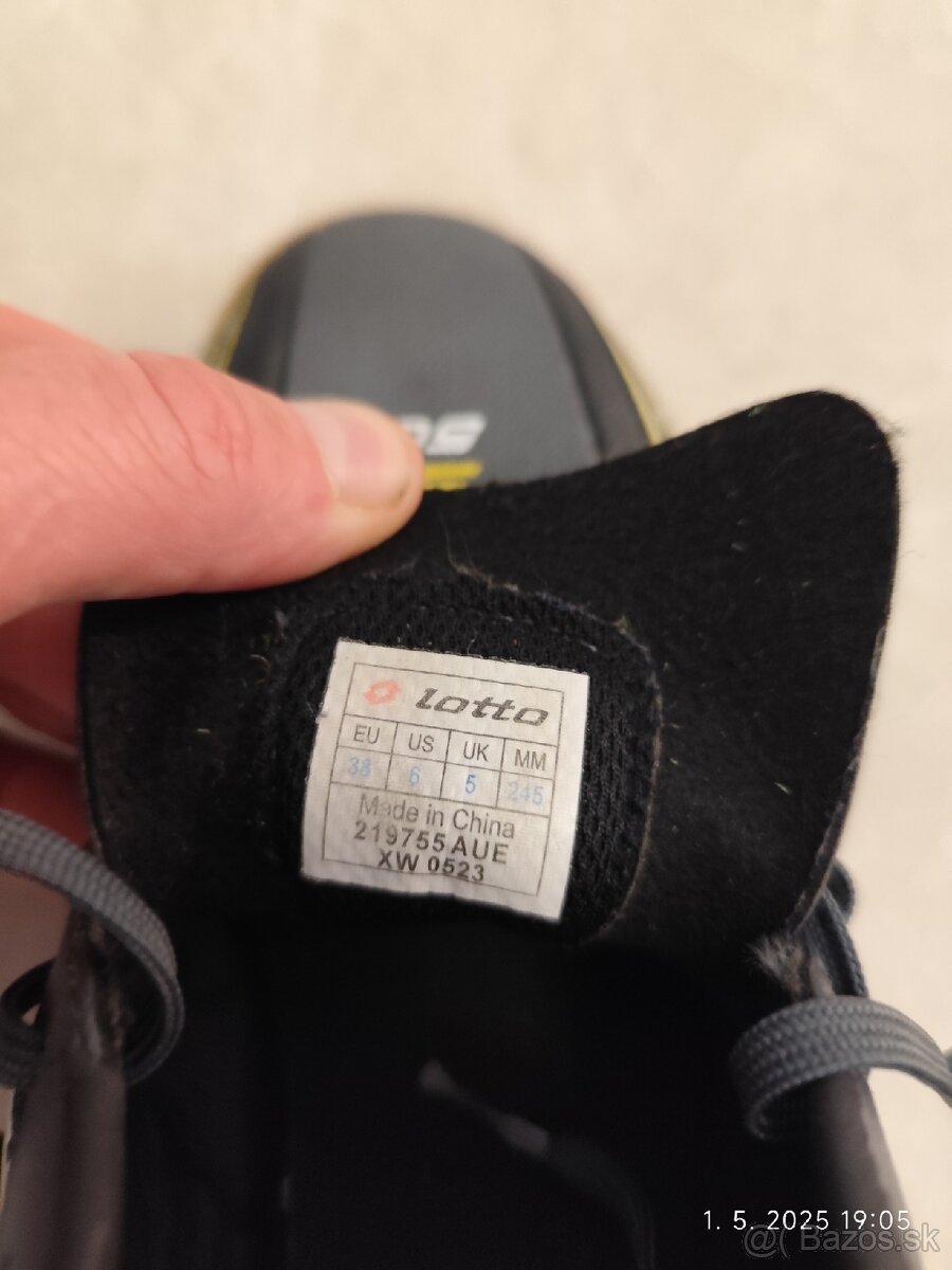 Ponúkam detské halovky Lotto, velkost 38 - 4