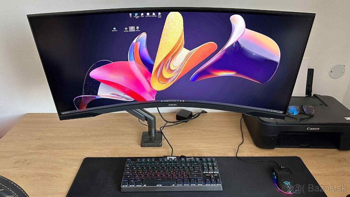 Monitor 34" Samsung Odyssey G5+ Stojan Alza Ergo S100B - 4