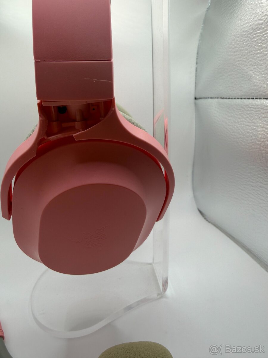 Predám používané slúchadlá Razer Barracuda X – Quartz Pink - 4