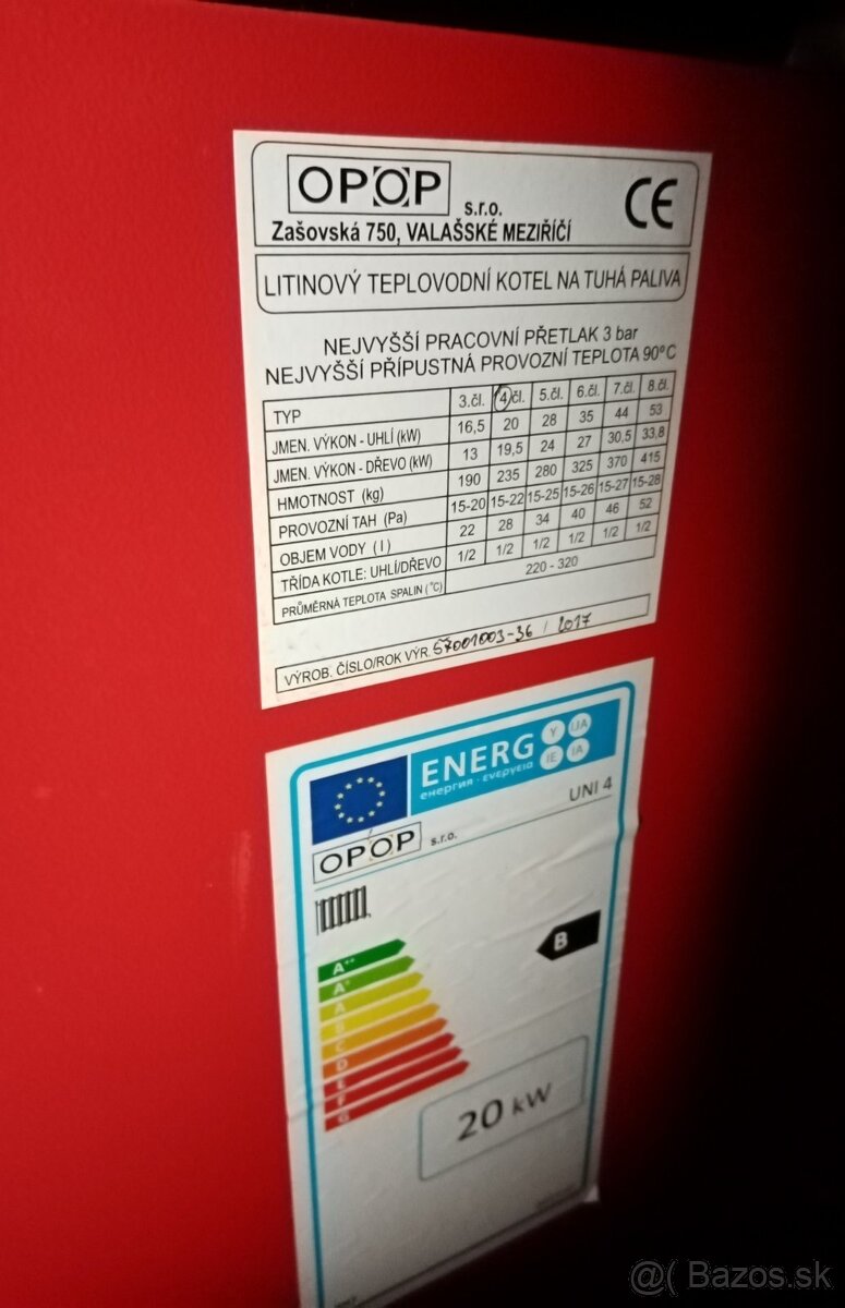 Liatinový kotol OPOP - 4