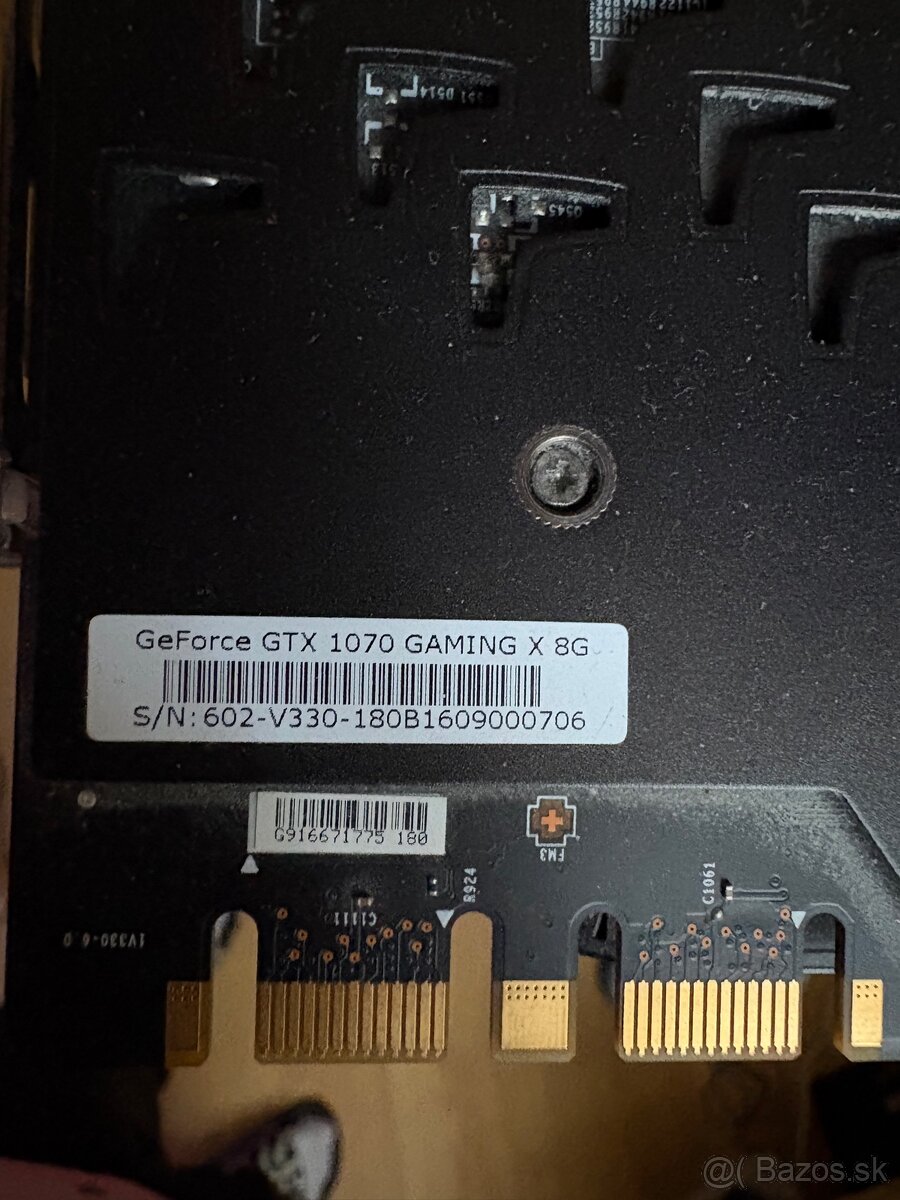 Predám grafickú kartu nVidia GeForce GTX 1070 8GB - 4