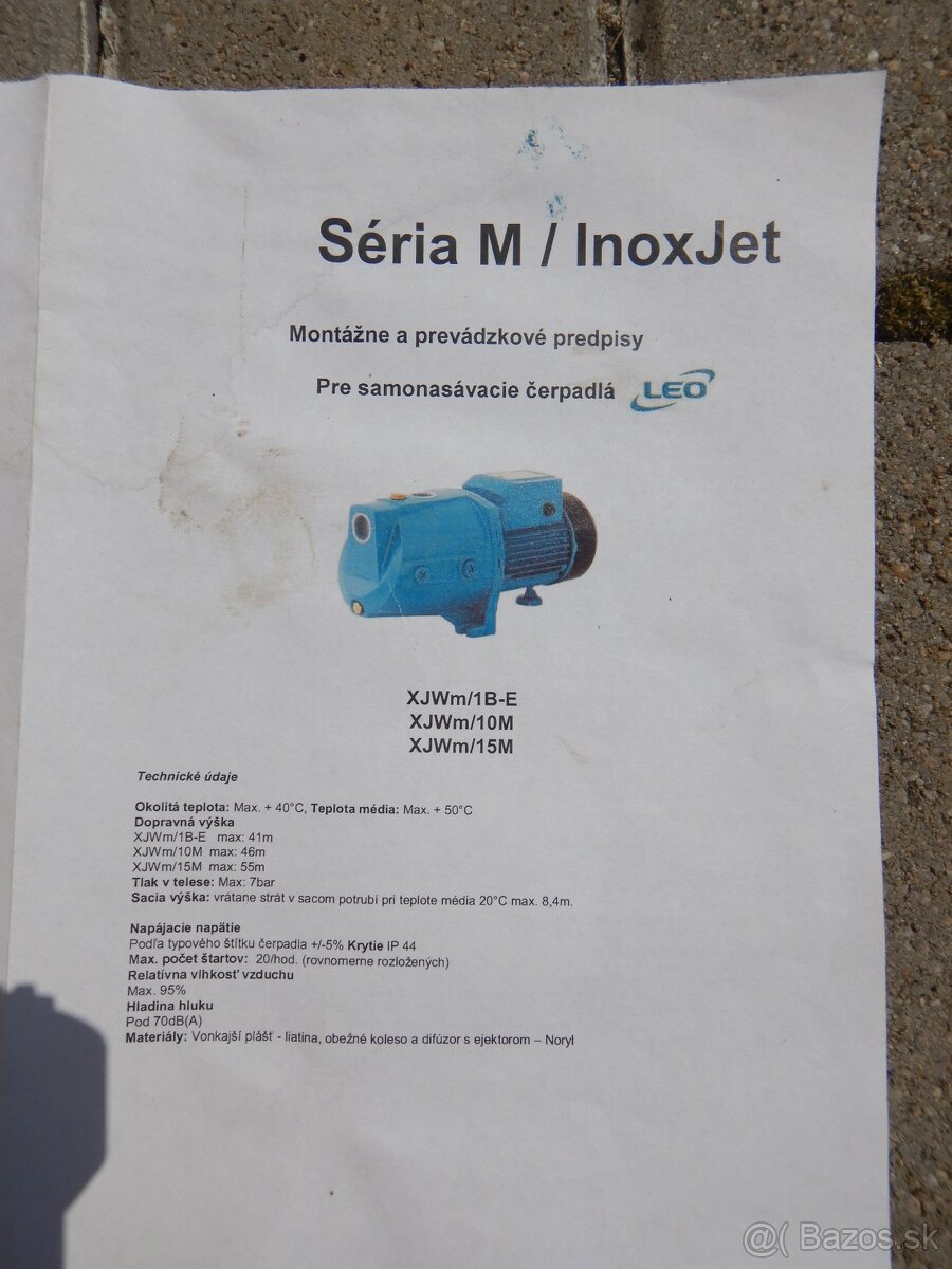 čerpadlo na vodu elektrické - 4