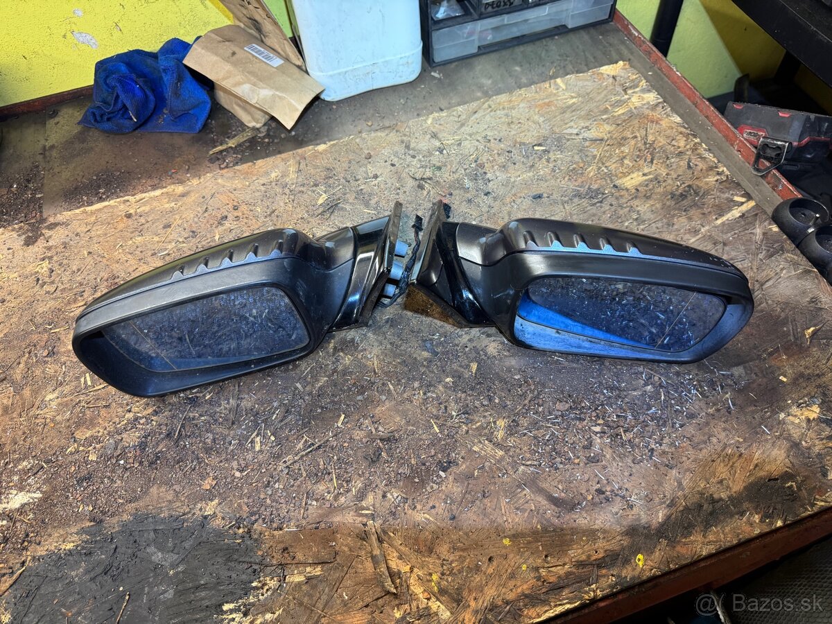 E46 coupe cabrio spätne zrkadlá, high gloss shadow line - 4