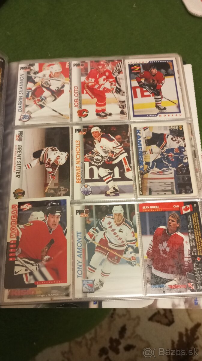 Staré hokejové kartičky. - 4