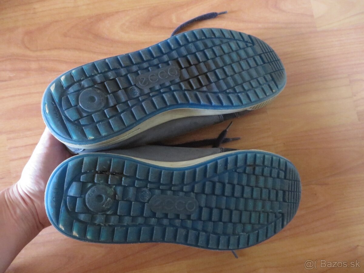 Chlapčenské / pánske kožené tenisky - veľ. 40 - ECCO - 4