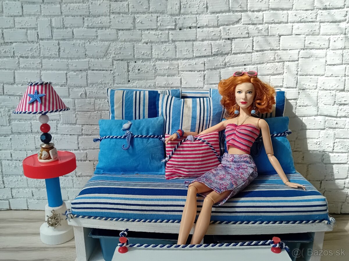 Obývačka pre Barbie v námorníckom štýle - 4