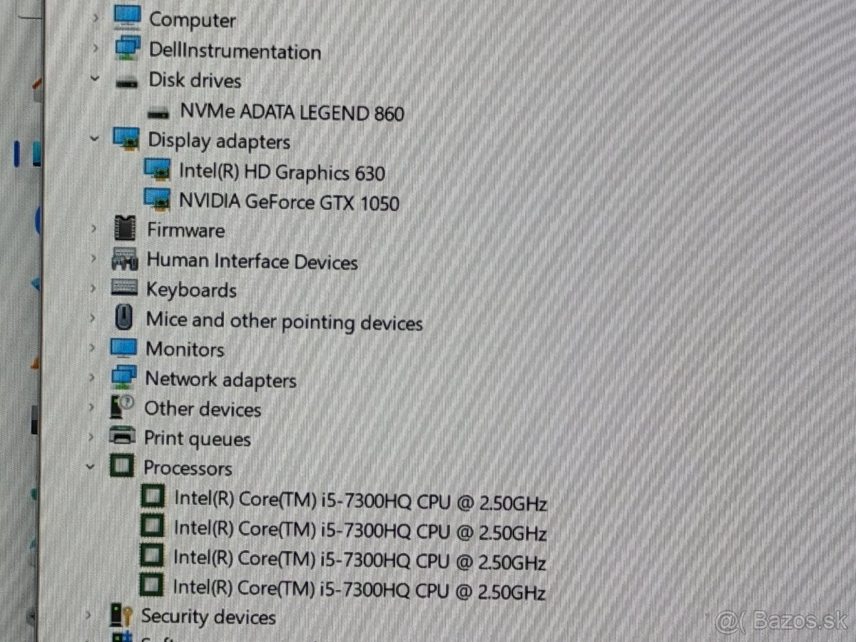 DELL XPS 9560 - INTEL i5, 16GB RAM, 1TB SSD, NVIDIA GTX - 4