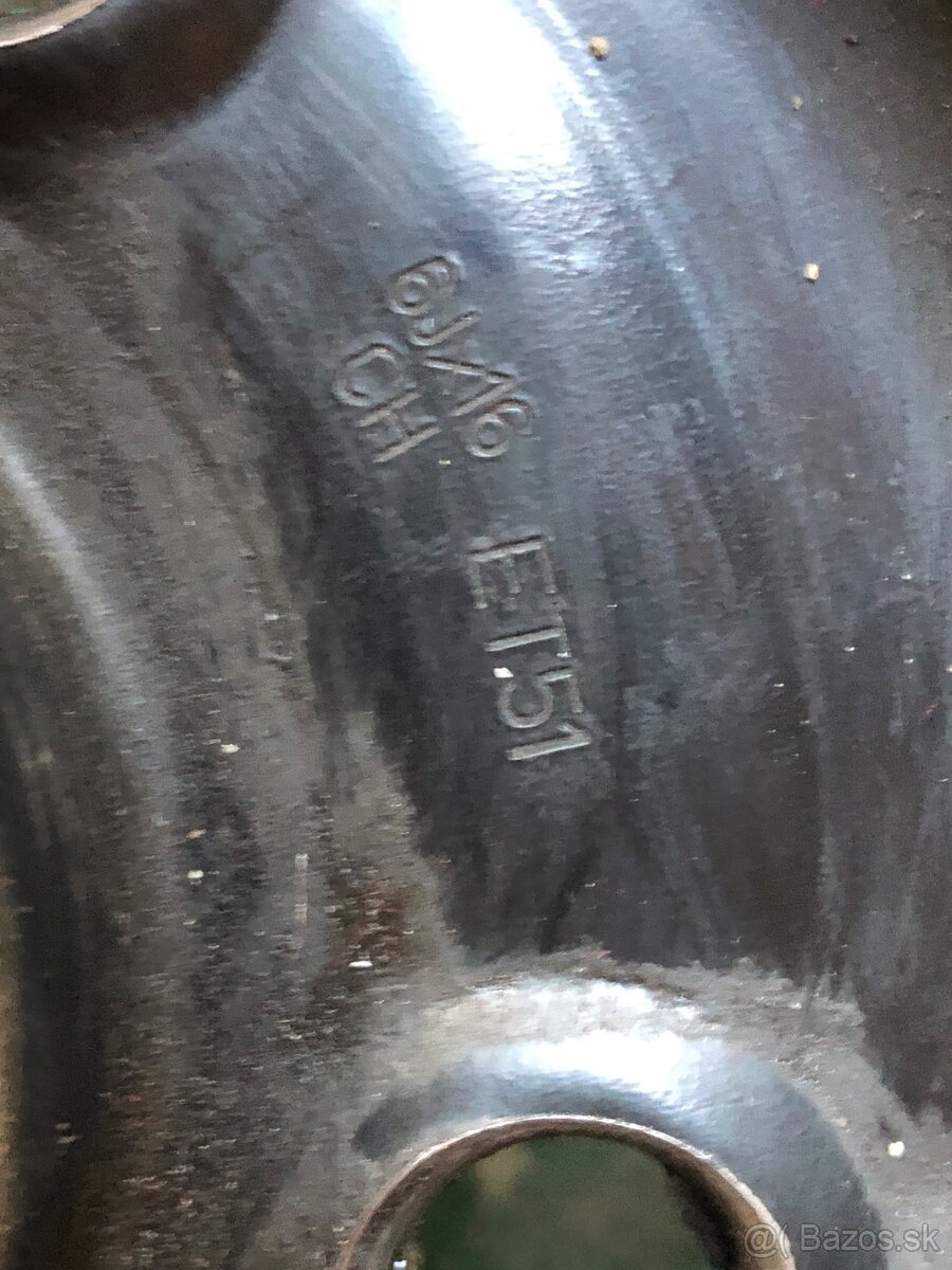 Plechové disky R16 original z KIA ceed, 2 sady - 4