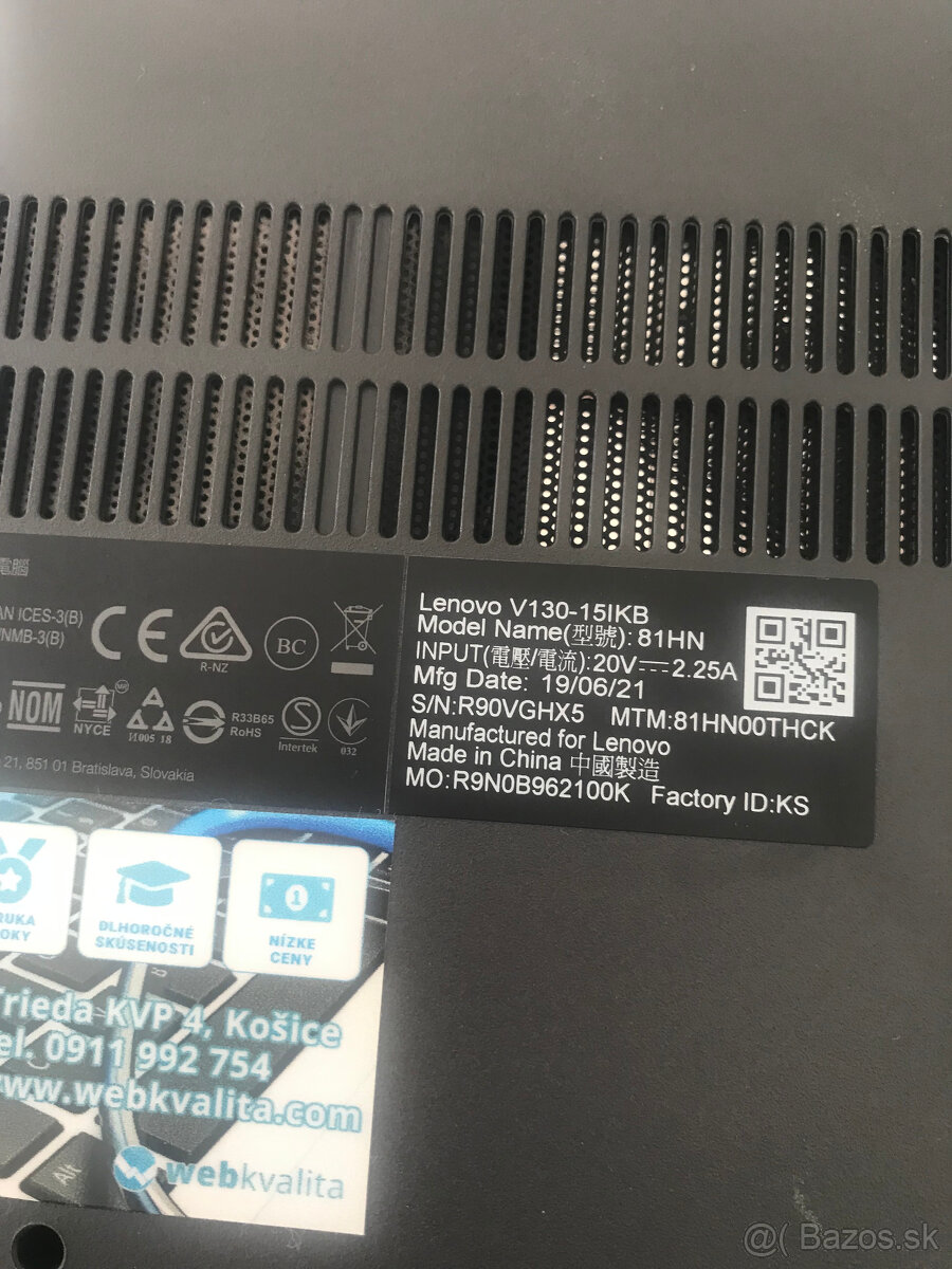 Starší Lenovo notebook - 4
