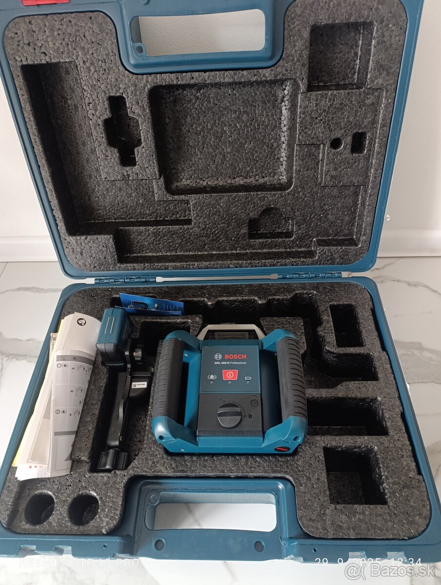Predám novy Bosch rotačný laser GRL 400 - 4