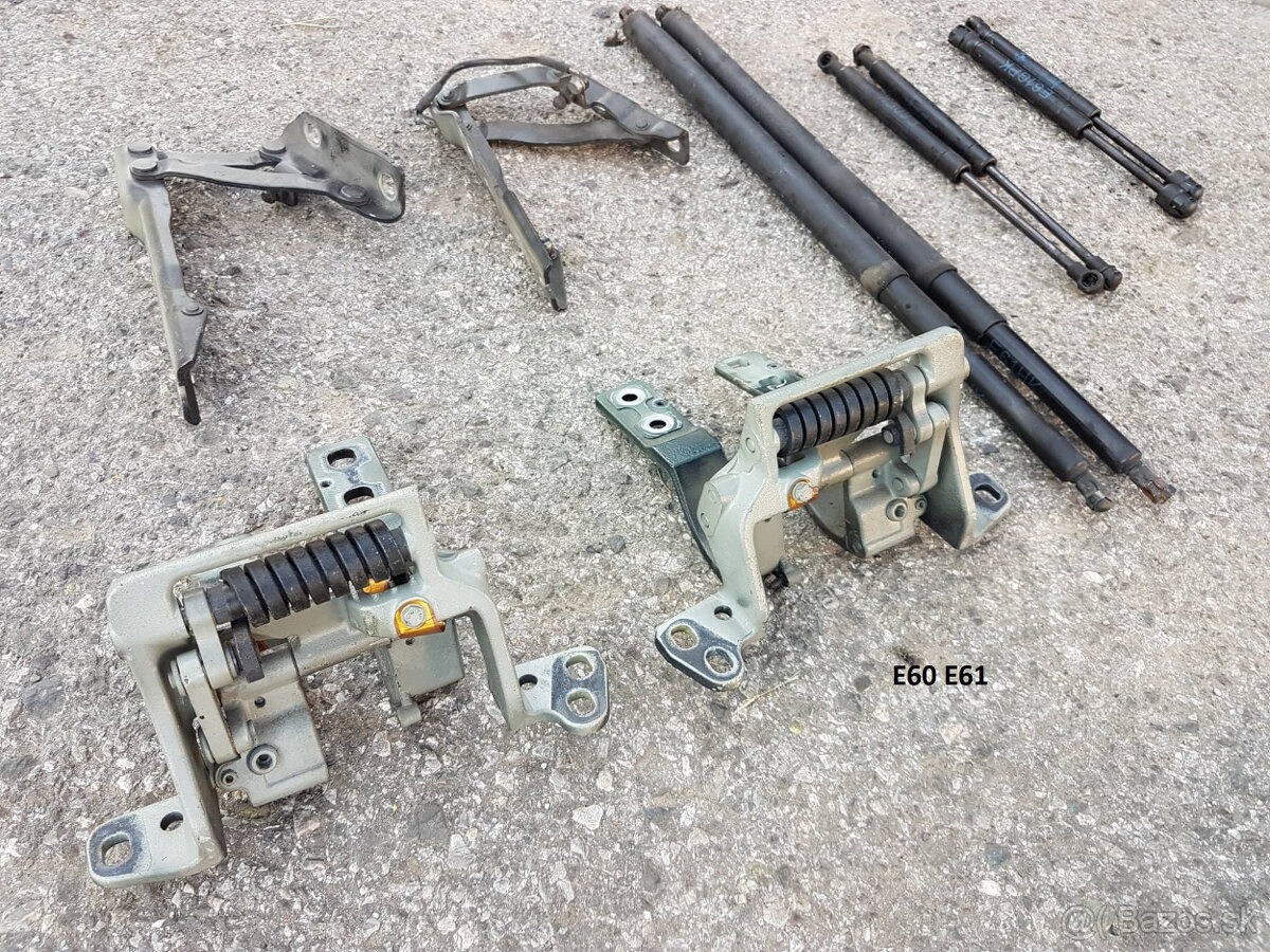 BMW E90 E91 E60 E61 pánty + vzpery kapoty, kufra - 4