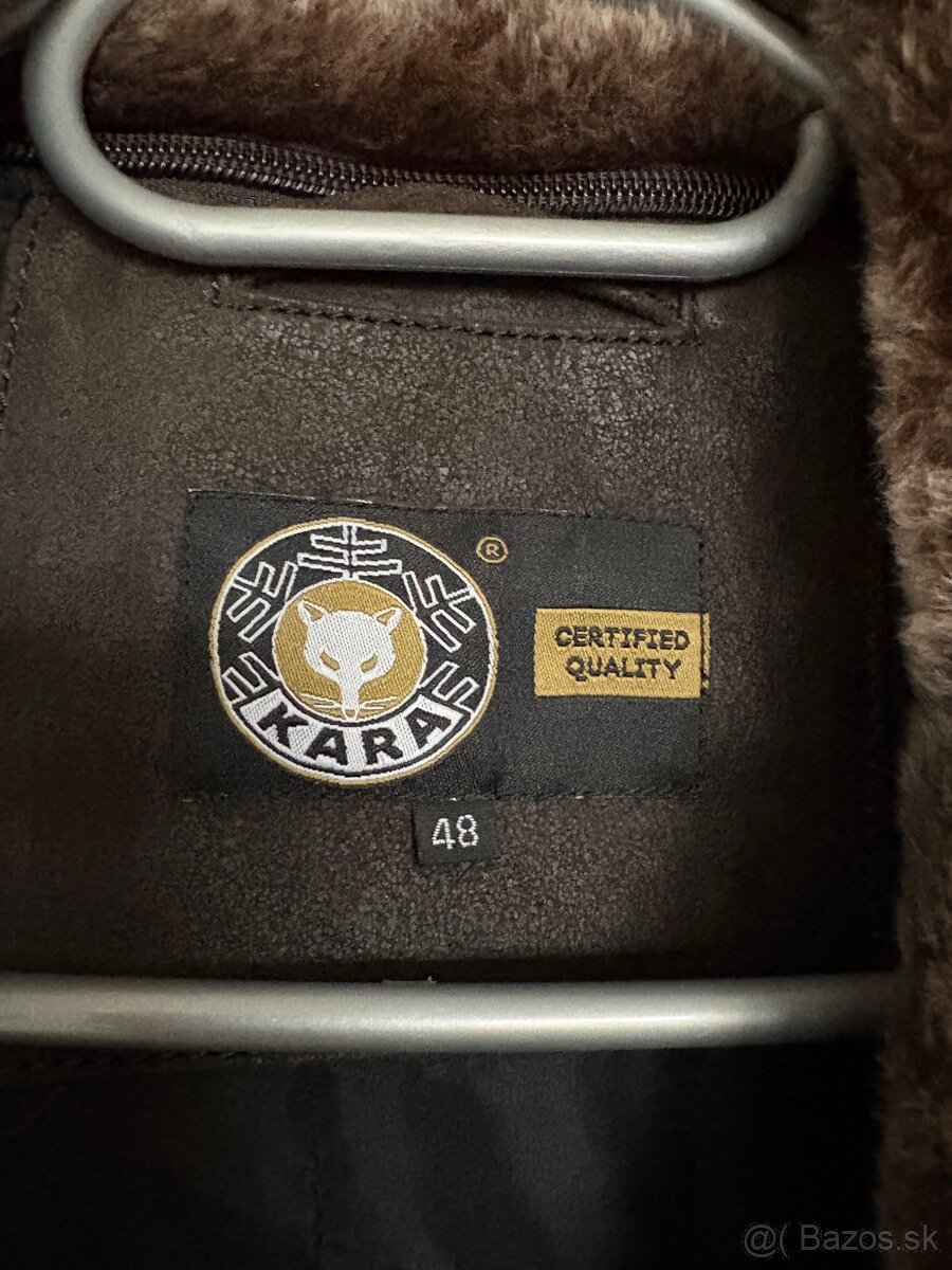 Pánska kožená bunda Kara - 48 - 4