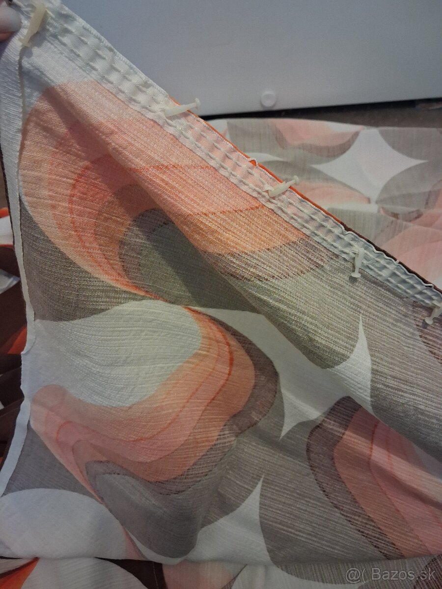 Retro závesy / látka - 4