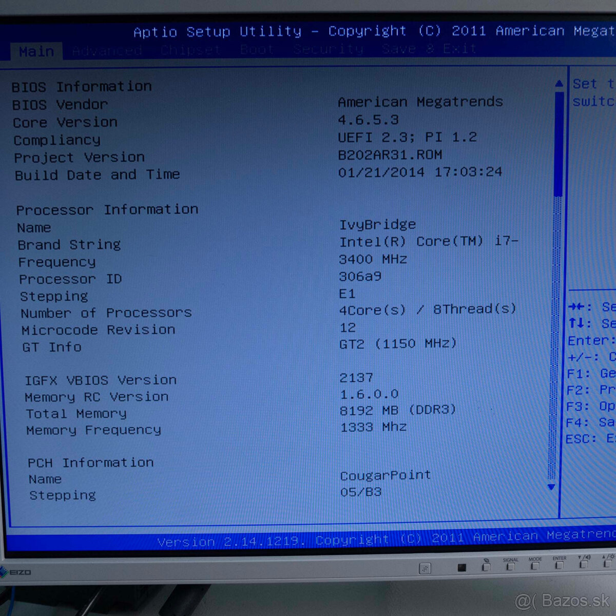 Intel Core i7-3770 3.4Ghz - 4