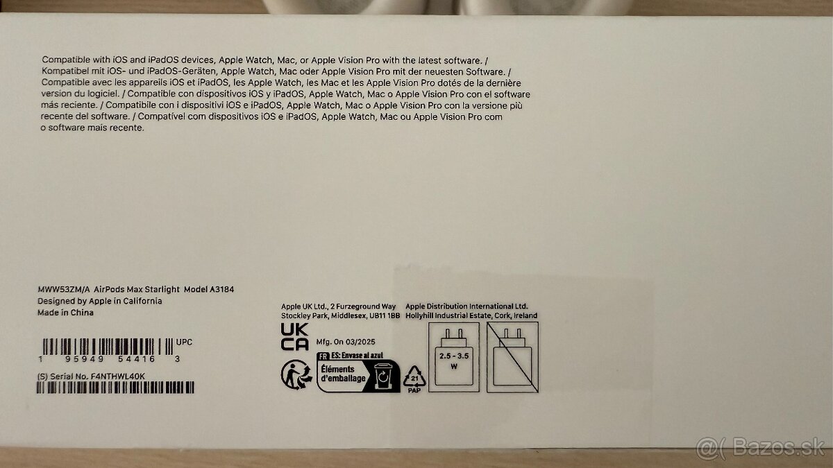 Apple AirPods Max Hviezdne biele USB-C - 4