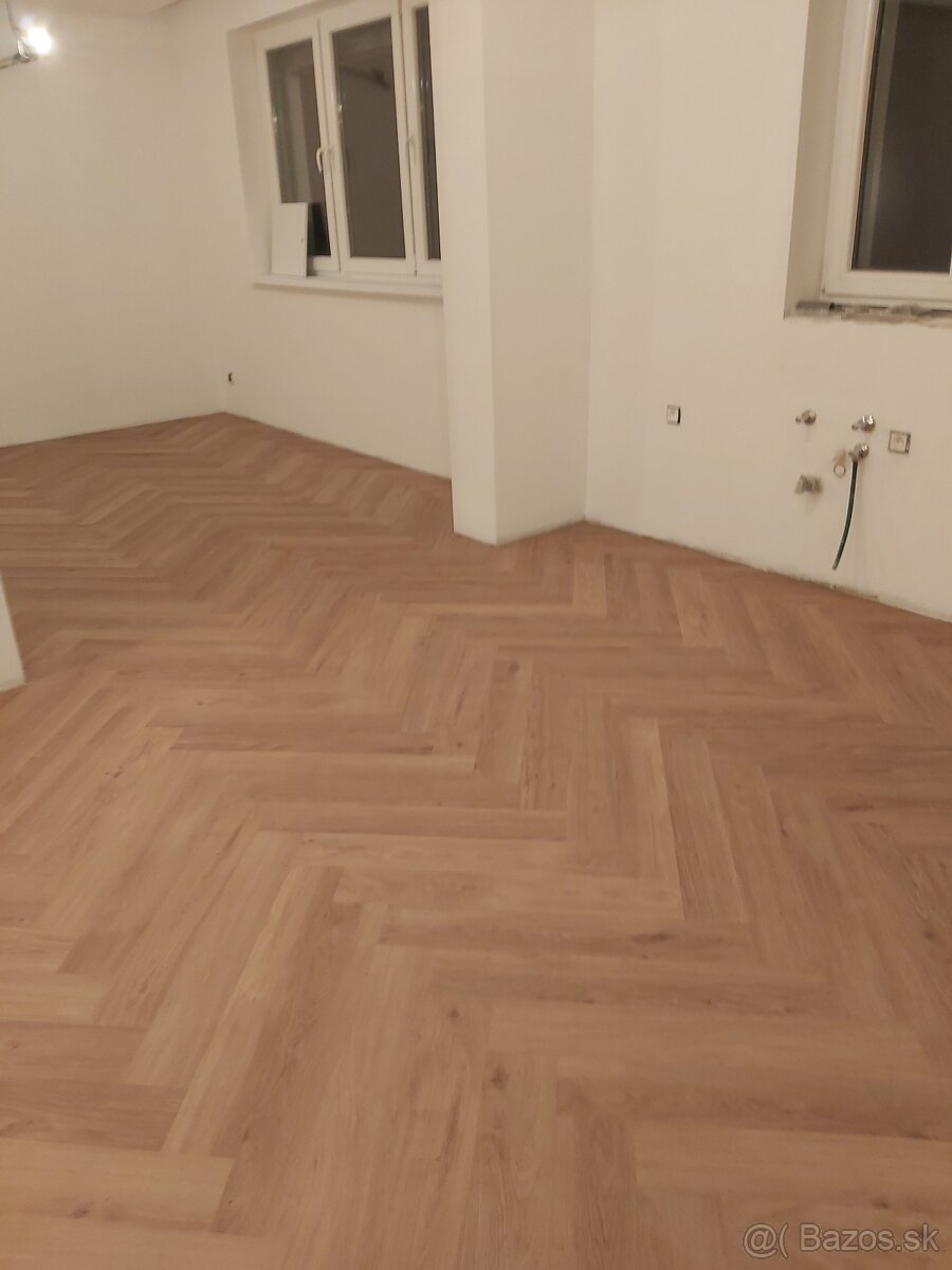 Lepený vynil 6,75 m2, 2ks lamelio dekorácie - 4