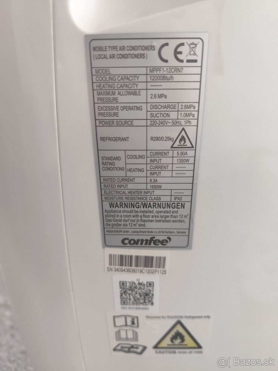 Mobilna klimatizacia Comfee - 4