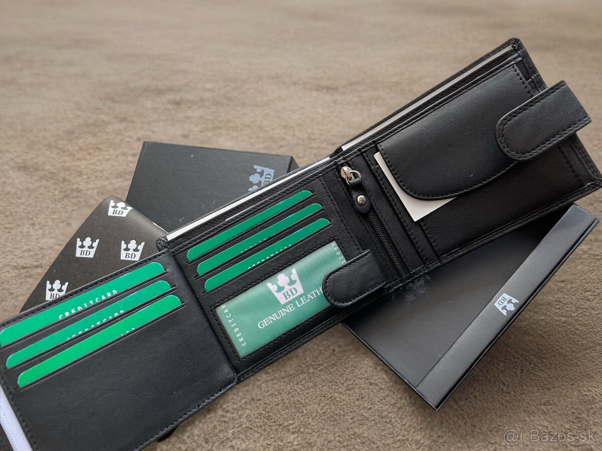 Pánska kožená peňaženka. - 4