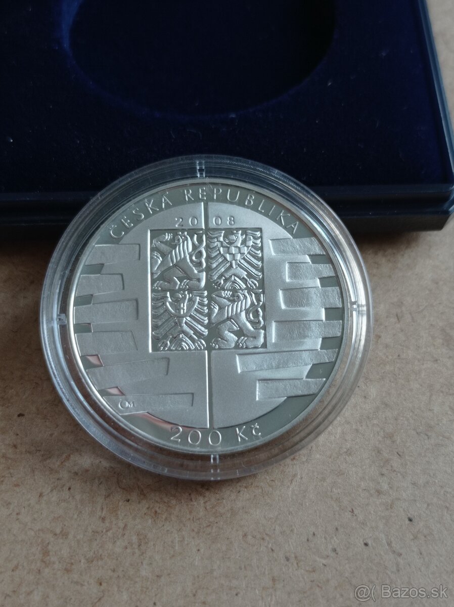 Strieborné mince 200 - korún - PROOF - 4