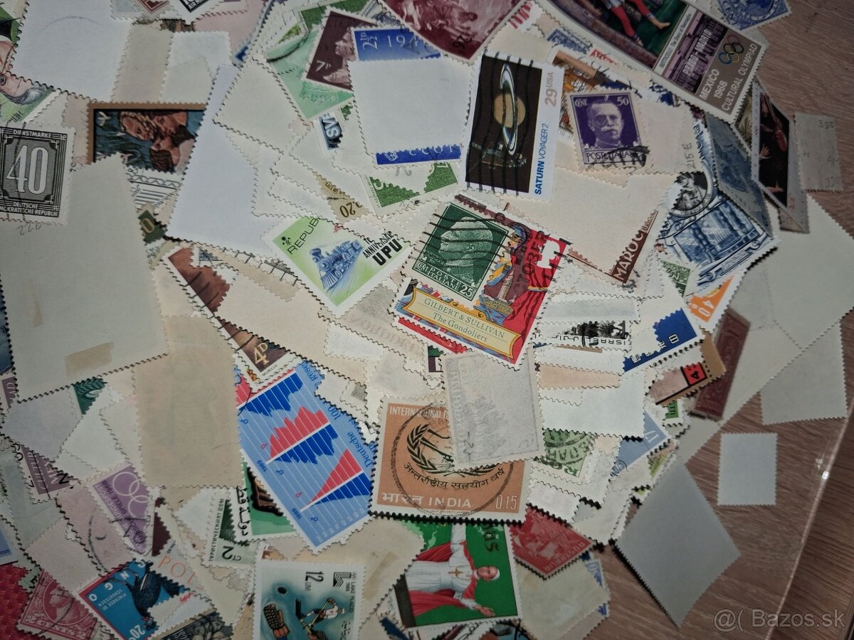 Známky mix 0,500kg 3 - 4