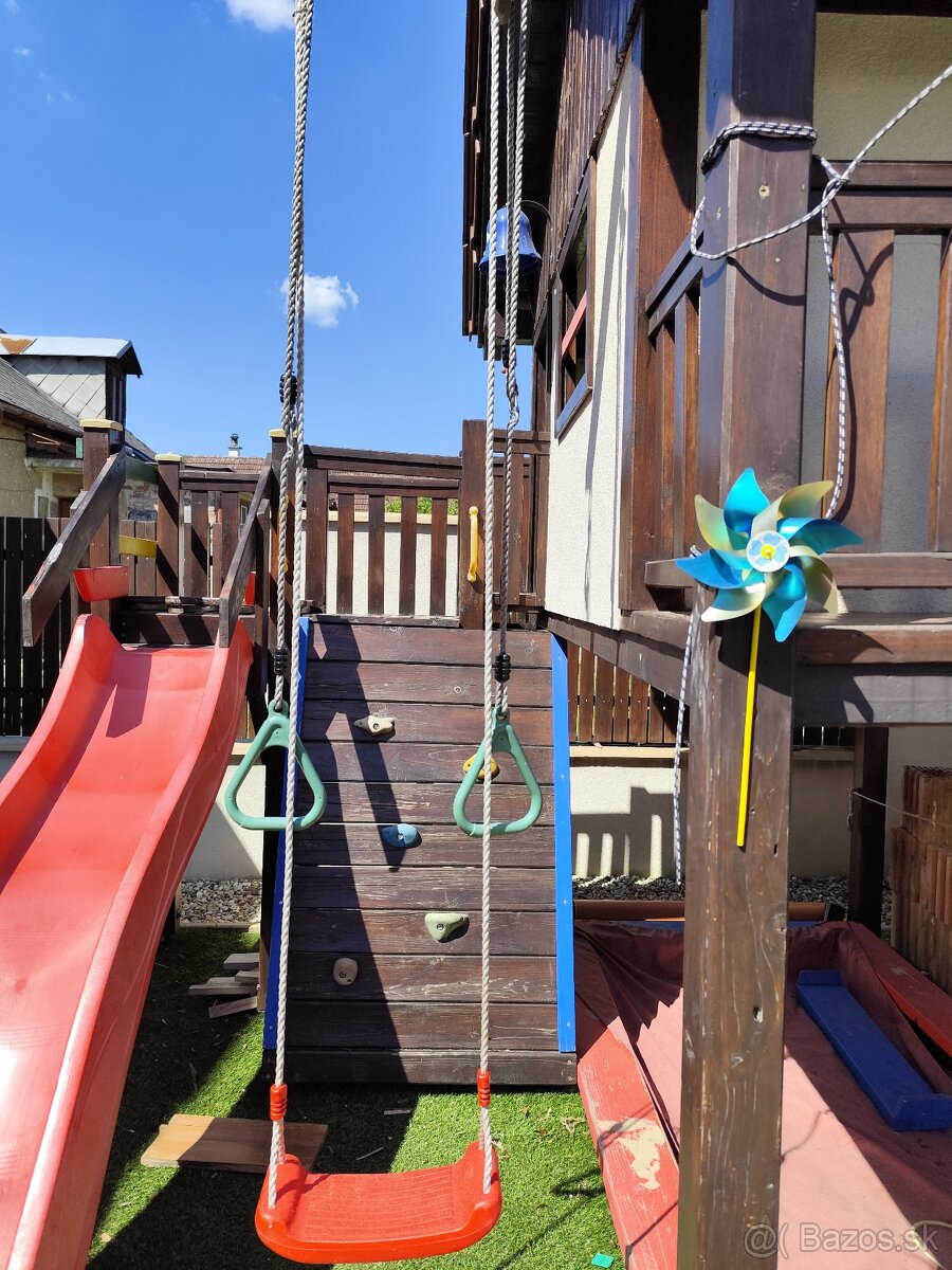 Veľké detské ihrisko s domčekom - 4