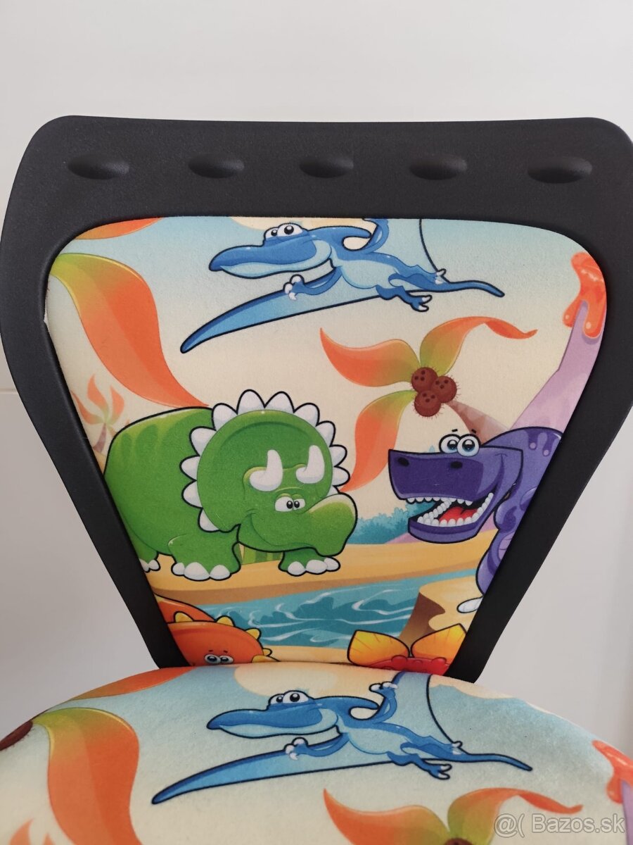 Detská otočná stolička Dino - 4