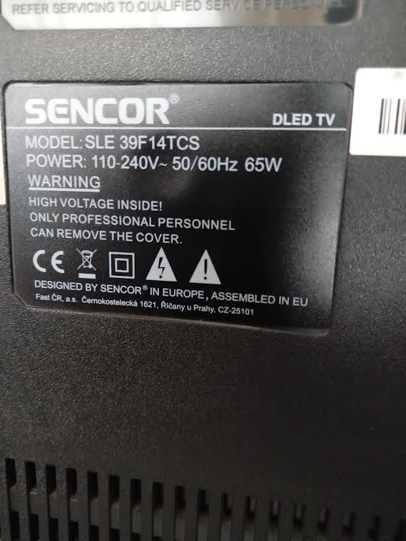 TV SENCOR SLE 39F14TCS Uhlopriečka 99cm. - 4