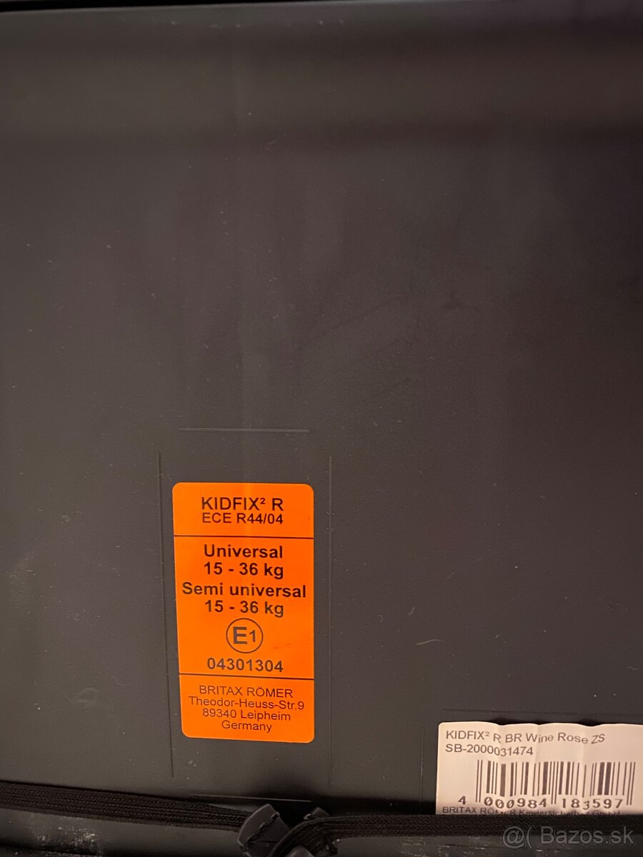 Britax Römer Kidfix 2 S – Wine Rose - 4