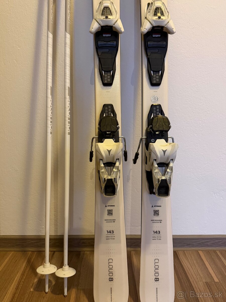 Dámske lyže Atomic 143 cm + palice - 4