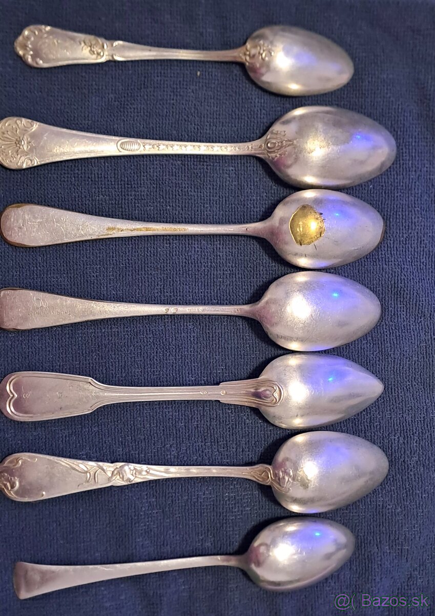 Postriebrena sada priborov - 4