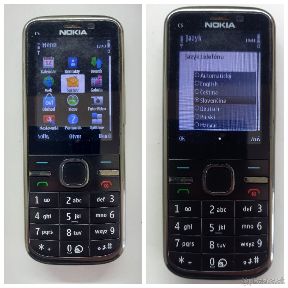 NOKIA C5-00 5 Megapixel Celá Čierna - 4
