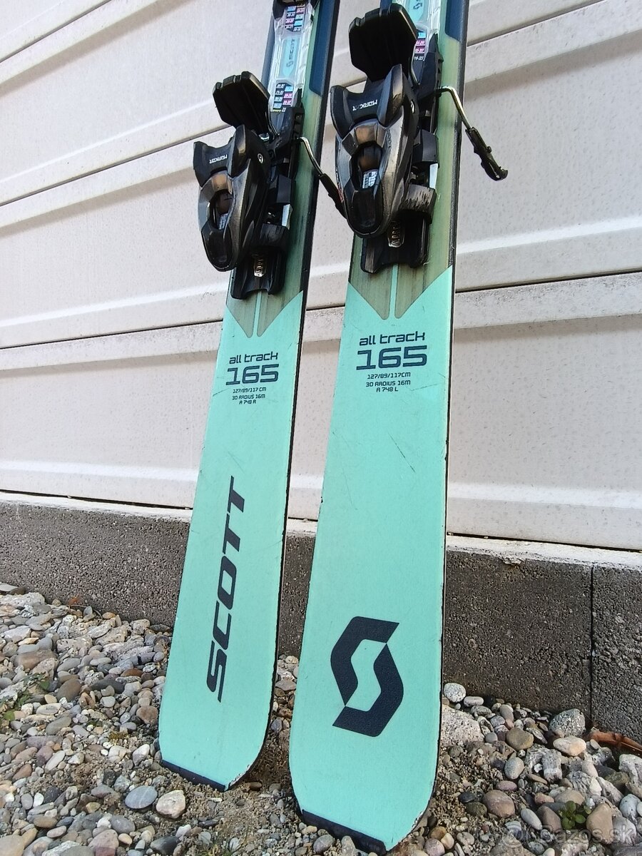 LYŽE SCOTT SUW ALL TRACK BLUE 165CM - 4