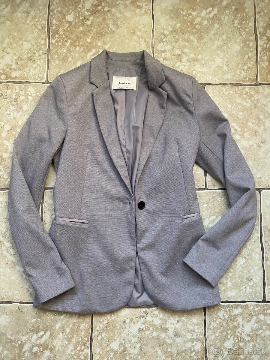 Sivé sako Stradivarius - 4