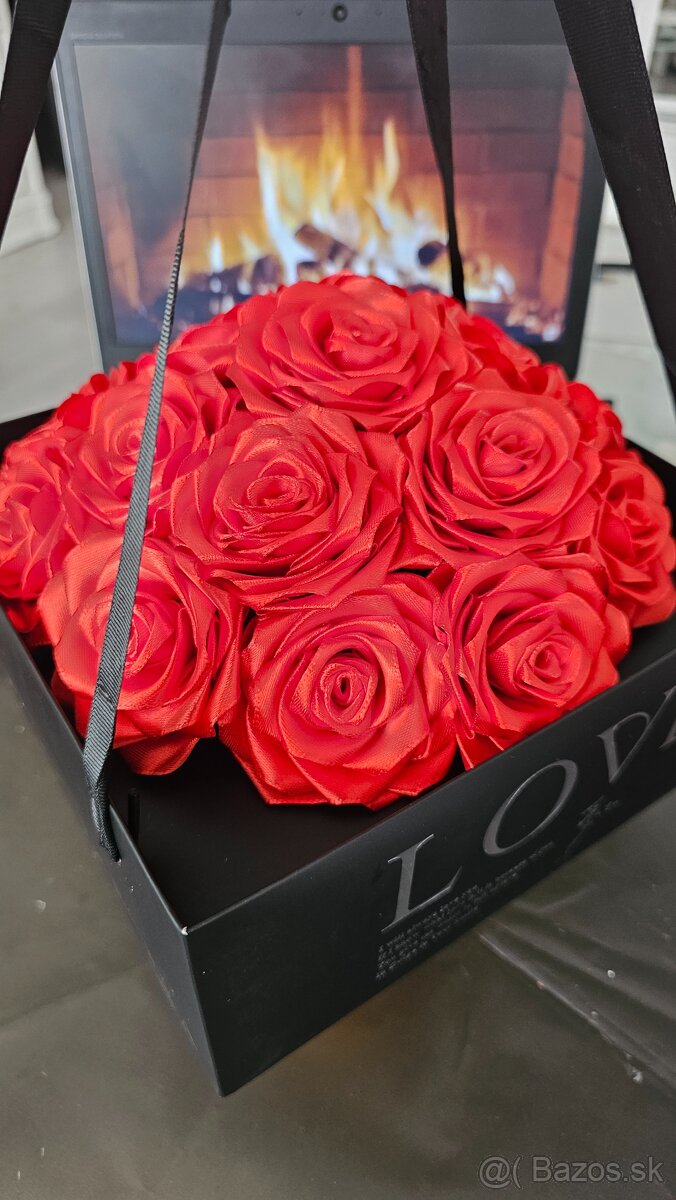 ruže v darčekovej krabičke - 4