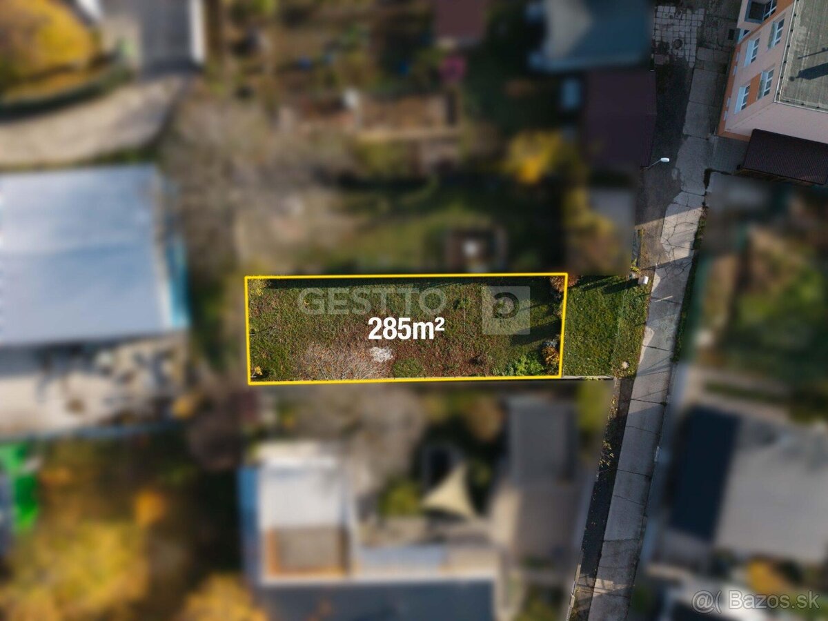 GESTTO | STAVEBNÝ POZEMOK NA PREDAJ | 285 m2 | TRNAVA – MEDZ - 4