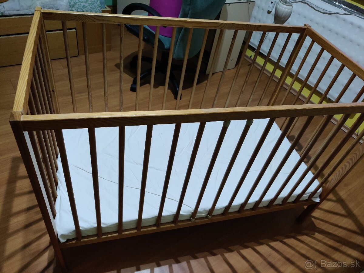 Detská postieľka s matracom - 4