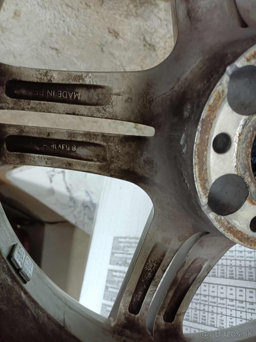 4ks alu disky orig. Mercedes r18 - 4