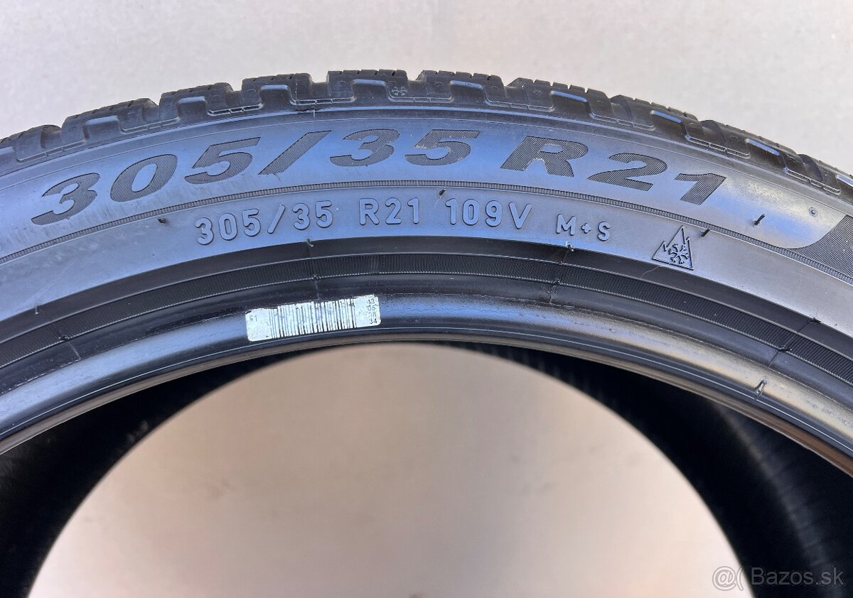 Zimné pneumatiky 305/35 R21 Pirelli dva kusy - 4