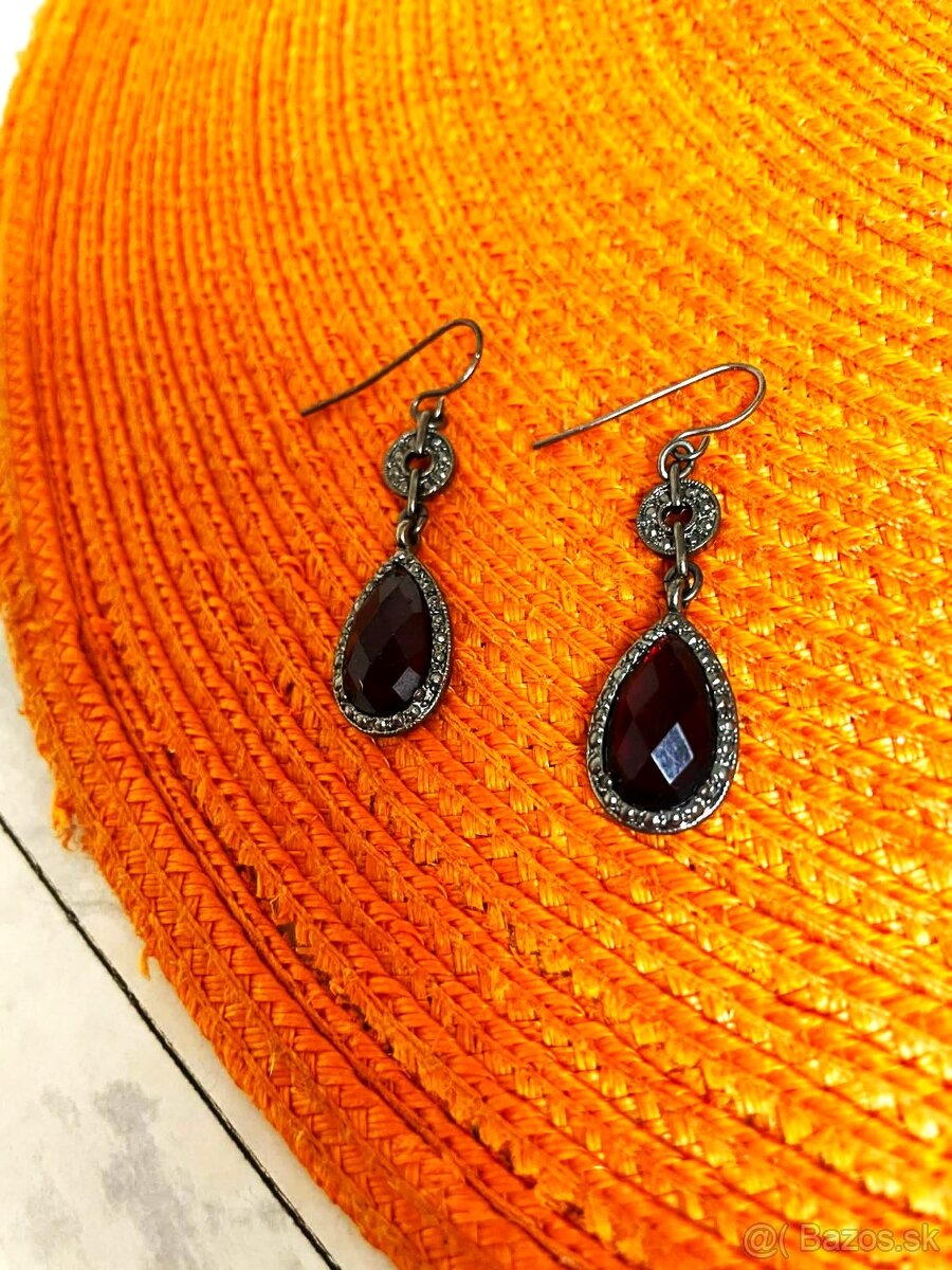 Rustikálne starožitné náušnice - 4