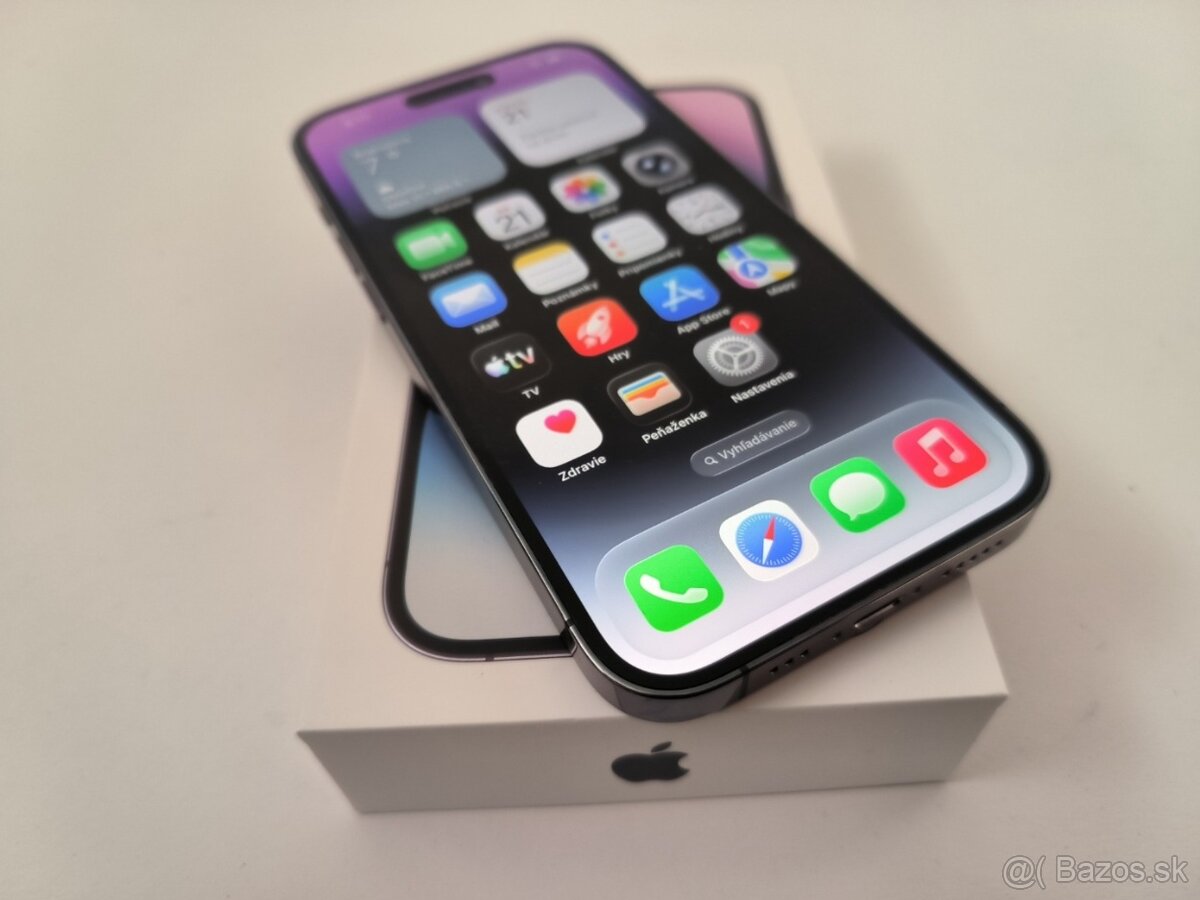 apple iphone 14 PRO 256gb Purple / Batéria 85% - 4