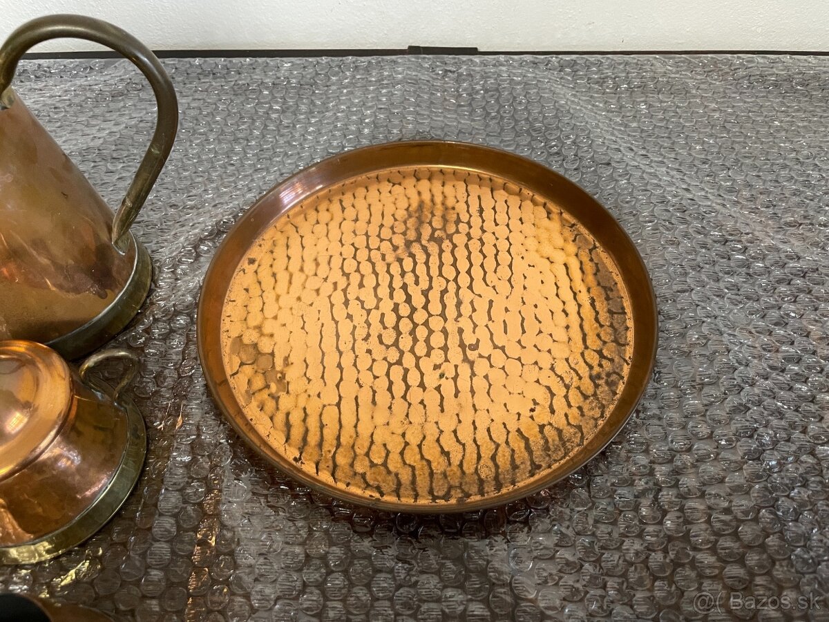 Měděný kávový set - 4