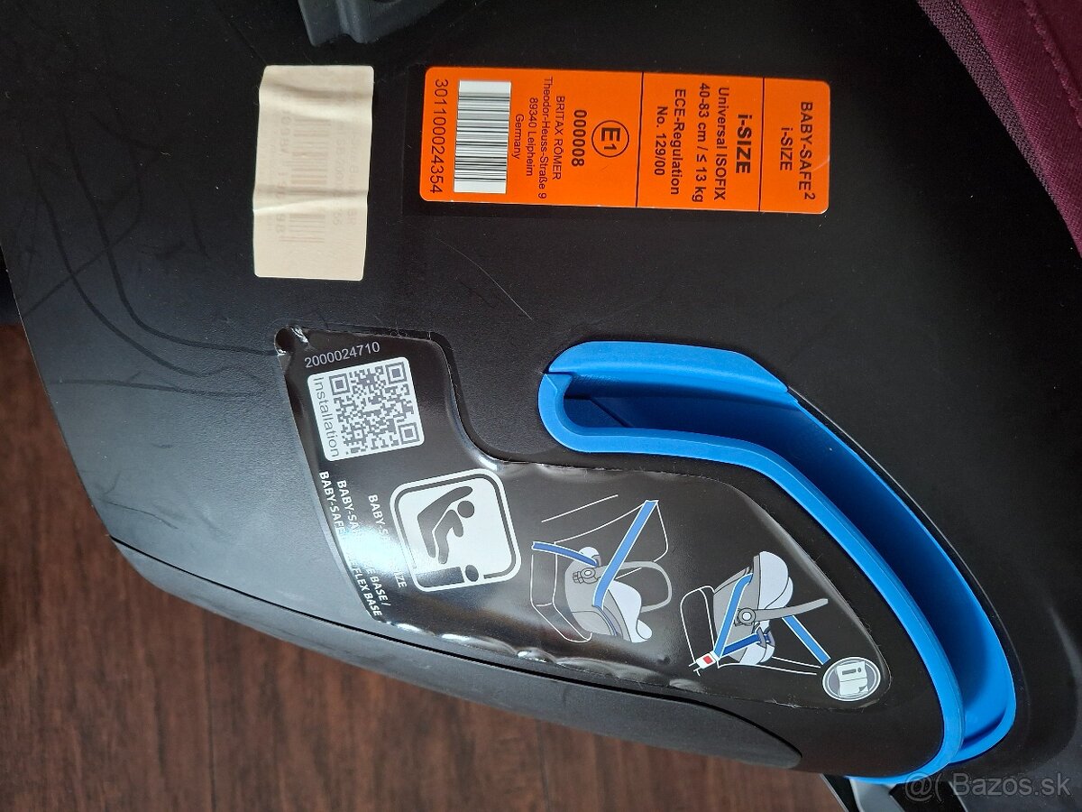 ISOFIX + vajíčko Britax romer baby safe 3 i size - 4